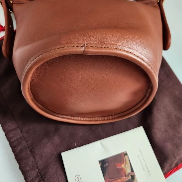 VINTAGE Coach Maggie Duffle Bag In British Tan NEW - Picture 6 of 16